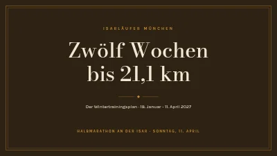 Seite 1 von Laufclub — Trainingsplan für den Halbmarathon