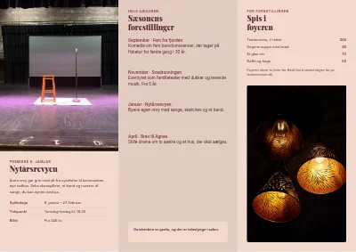 Side 2 af Teatrets sæsonprogram