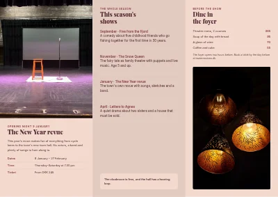 Seite 2 von Theatre season programme