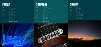Página 2 de Music festival programme