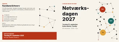 Omslag af Program for erhvervsnetværksdag – 16 sider