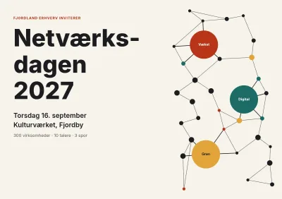 Program for erhvervsnetværksdag – 16 sider