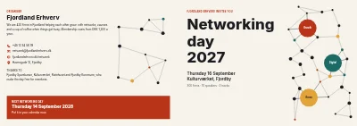 Cover of Programme for a business networking day – 16 pages