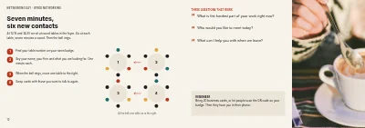 Pages 10–11 of Programme for a business networking day – 16 pages