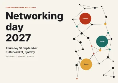 Programme for a business networking day – 16 pages