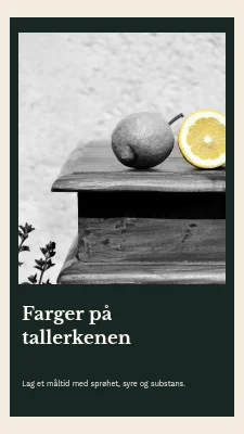 Farger på tallerkenen · Bokomslag