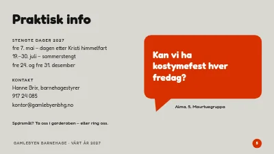 Side 5 av Barnehage — årsplan for foreldremøte