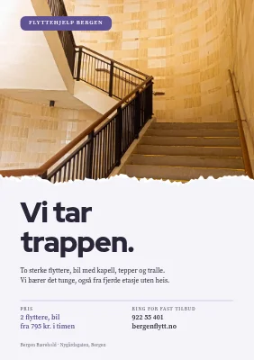Flytthjelp — vi bærer