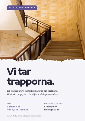 Flytthjälp — vi bär