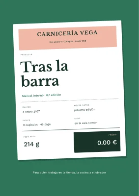 Manual del personal — carnicería