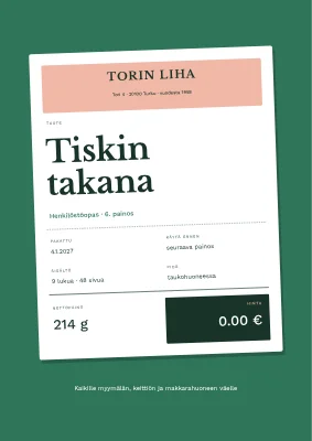 Henkilöstökäsikirja — lihakauppa