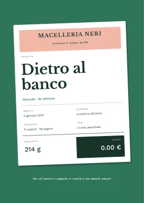 Manuale del personale — macelleria