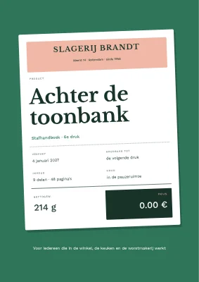 Personeelshandboek — slagerij