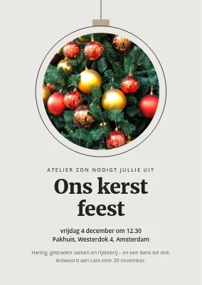 Kerstlunch in Svendborg — uitnodiging
