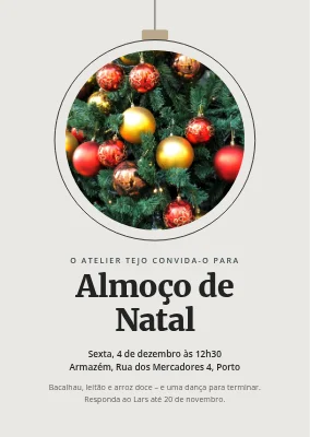 Almoço de Natal em Svendborg — convite