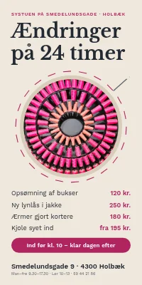 Dørplakat til skrædder — ændringer på 24 timer