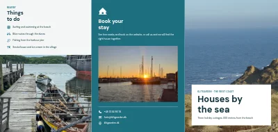 Holiday cottages on the west coast