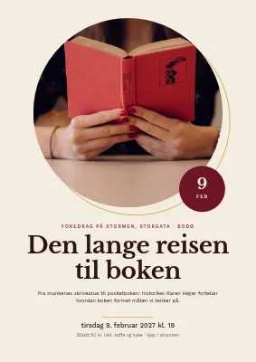 Bibliotekforedrag — bokens historie