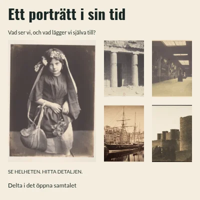 Ett porträtt i sin tid · Fotobiljett