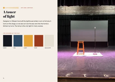 Pages 14–15 of Theatre programme – 24 pages