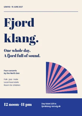Fjordklang music festival in Lemvig