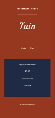 Vrijgezellenfeest in de tuin — Maja en Noa, Viborg