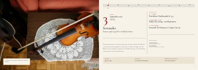 Pages 6–7 of Season programme for a chamber orchestra – 32 pages