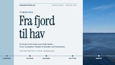 Projektforslag til kommunen — sti