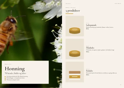 Side 14–15 af Produktkatalog for naturkosmetik – 24 sider