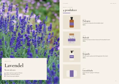 Side 16–17 af Produktkatalog for naturkosmetik – 24 sider