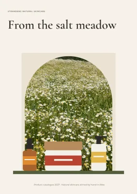 Product catalogue for natural cosmetics – 24 pages