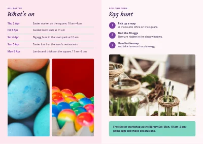 Page 2 of Easter in town: activities