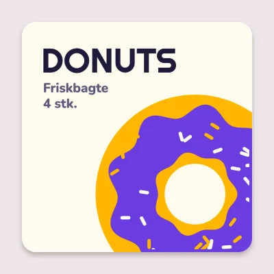 Donuts med glasur