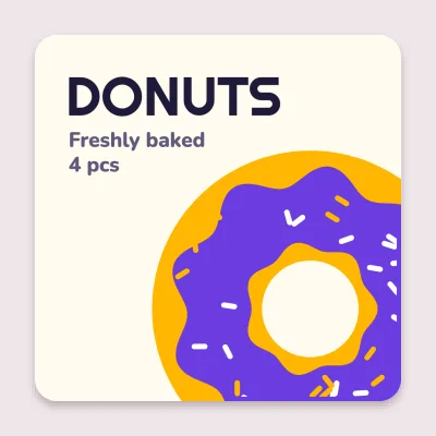 Glazed donuts