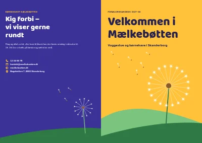Omslag af Forældrehåndbog for daginstitution – 32 sider