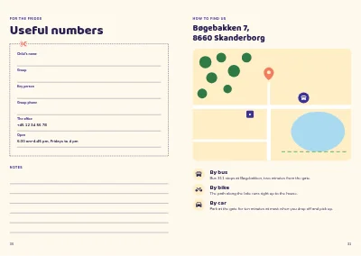 Pagine 30–31 di Parent handbook for a nursery – 32 pages