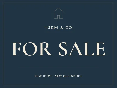 HJEM & CO — Property for sale sign