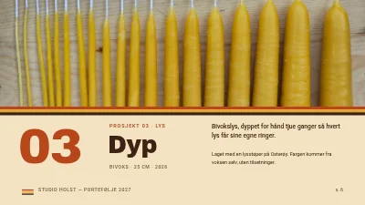 Side 6 av Designportefølje — produktdesigner