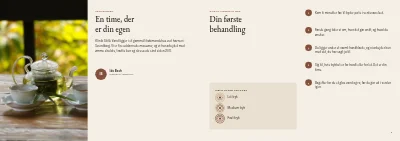 Side 2–3 af Behandlinger og priser for massageklinik – 12 sider