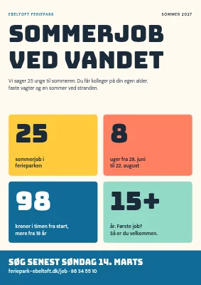 Sommerjob i ferieparken i Ebeltoft