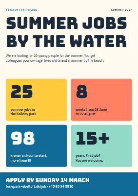 Summer jobs at the holiday park in Ebeltoft