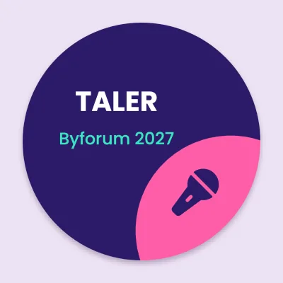 Taler til konferencen
