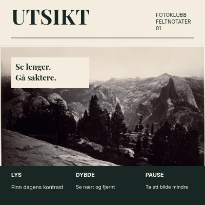 Lær å se landskapet