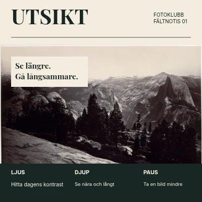 Lär dig se landskapet