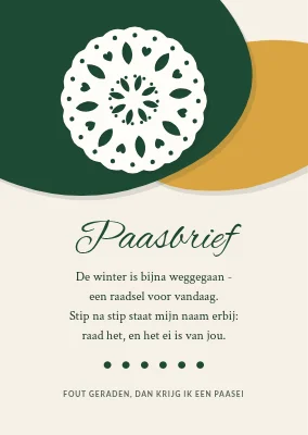 Sneeuwklokjesletter van geknipt papier