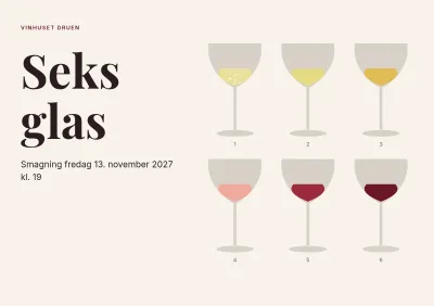 Smagehæfte til vinsmagning – 16 sider