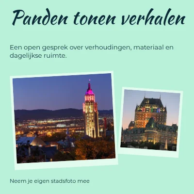 Gebouwen vertellen verhalen · reisstempels