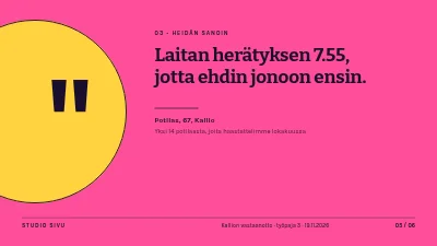 Sivu 5 – Palvelumuotoilu — potilaan polku
