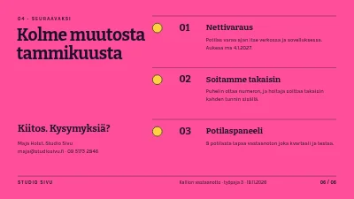 Sivu 6 – Palvelumuotoilu — potilaan polku