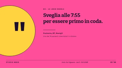 Pagina 5 di Service design — percorso del paziente